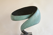 fotodocument bronzen beeld Ingewikkeld